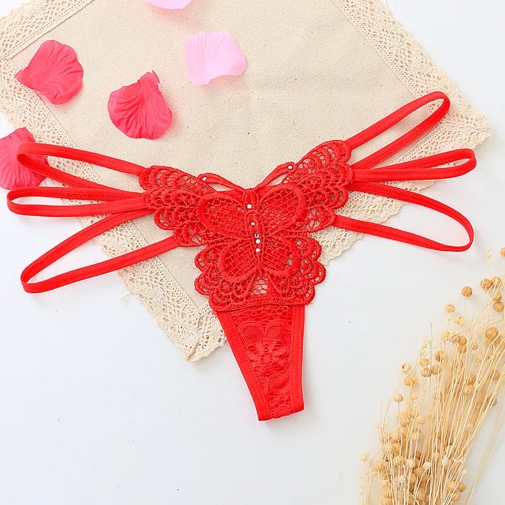 Sexy lace butterfly panty - Picture 5 of 8